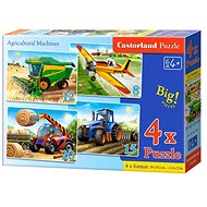 CASTORLAND Puzzle Agricultural machines 4in1 (8,12,15,20 pieces) - Jigsaw Puzzle