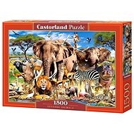 CASTORLAND Puzzle Animals of the Savannah 1500 pieces - Jigsaw Puzzle