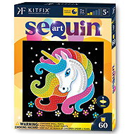 Kitfix Sequin art glitter creative set - Unicorn 5+ - Diamond Painting