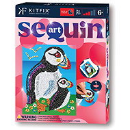 Kitfix Sequin art glitter creative set - Penguins 6+ - Diamond Painting