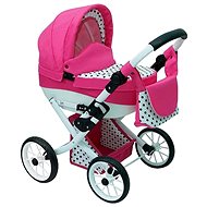 Dymex Rosemary dark pink with polka dots - Doll Stroller