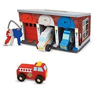 Melissa-Doug Garages with Locks - Toy Garage