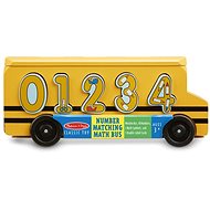 Melissa-Doug Wooden bus with insertion numbers - Didactic Toy