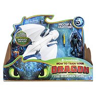 Dragons 3 Dragon and Viking - White - Figure