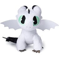 Dragons 3 Premium Plush Toy 20cm - White with Black Tail - Soft Toy