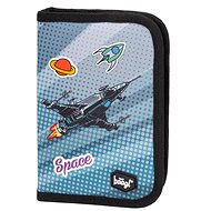 School Pencil Case Classic Two Flaps Spaceman - Pencil Case