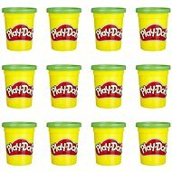 Play-Doh Packung mit 12 Tassen grün - Knete