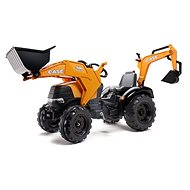 Case pedal tractor with front and rear bucket - Pedal Tractor 