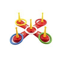 Throwing game cross with circles - Ring Toss