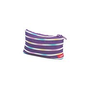 Zipit rainbow pencil case purple with rainbow teeth - School Case