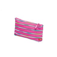 Zipit rainbow pencil case strawberry pink with rainbow teeth - School Case
