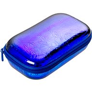 Zipit Metallic Box Blue - School Case