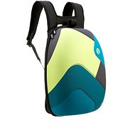 Zipit Shell Backpack Black, Green with Blue Shapes - City Backpack