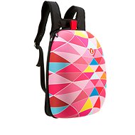 Zipit Shell Backpack with Pink Triangles - City Backpack