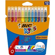 BIC Kids Thin 12 Colours - Felt Tip Pens