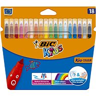BIC Kids Thin 18 Colours - Felt Tip Pens