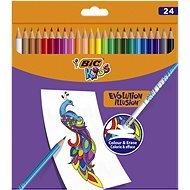 BIC radírozható 24 szín - Színes ceruza
