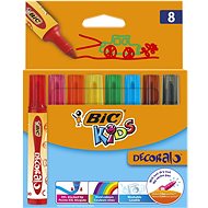 BIC Decoralo 8 Colours - Felt Tip Pens