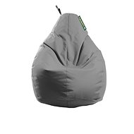 Pear Bean Bag, Light Grey - Bean Bag