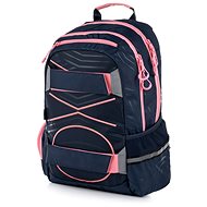 Backpack OXY Sport PASTEL LINE Pink - School Backpack