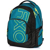 OXY Style Blue / green backpack - School Backpack