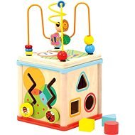 Motor cube with clock - Motor Skill Toy
