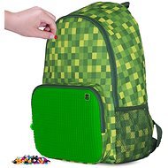 Pixie Crew leisure backpack minecraft green cube - Backpack