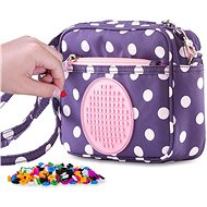 Pixie Crew Shoulder Bag Blue with White Polka Dot - Kids' Handbag