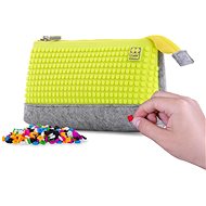 Pixie Crew Large Case Grey/Neon Yellow - School Case