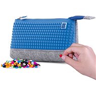 Pixie Crew Large Case Grey/Blue - School Case