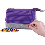 Pixie Crew Large Case Grey/Purple - School Case