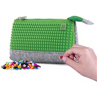 Pixie Crew Large Case Grey/Green - School Case