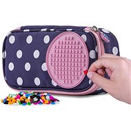 Pixie Crew Student Pencil Case Blue with White Dot - Pencil Case