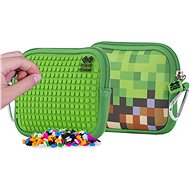 Pixie crew school case Minecraft including pixels green small - School Case
