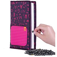 Pixie Crew notepad with a5 purple cover with letters - Notepad