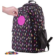 Pixie Crew creative student backpack - feathers - School Backpack