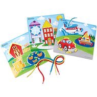 Colored threads - tables - Lacing Playset