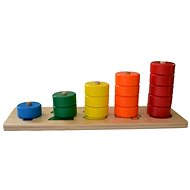 Sticks with Coloured Circles for Counting - Abacus