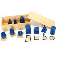 Geometric Bodies with Base and Box - Didactic Toy