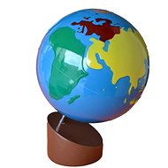 Globe - Coloured Continents - Globe