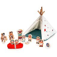 Lilliputiens - Wigwam and Indians - Baby Toy