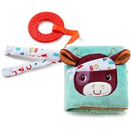 Lilliputiens - Farm - textile book with teether - Baby Rattle