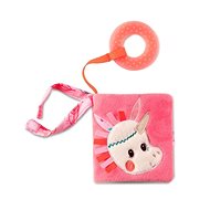Lilliputiens - Unicorn Louise - textile book with teether - Baby Rattle