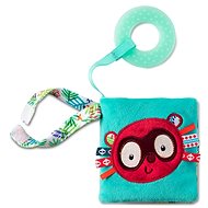 Lilliputiens - Lemur Georges - Textile book with teether - Baby Rattle