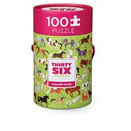 Puzzle Tube - 36 Horses (100 pcs) - Jigsaw Puzzle