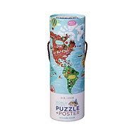 Puzzle and Poster - World cities (200 pcs) - Jigsaw