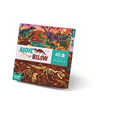 Above and Under the Earth Puzzle - Dinosaur World (48 pcs) - Jigsaw Puzzle