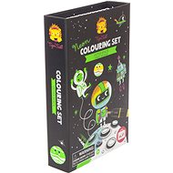 Tiger Tribe Colouring Set Outer Space - Colouring Book