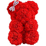 Rose Bear Red Teddy Bear Made of Roses 25cm - Rose Bear
