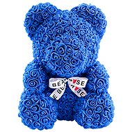 Rose Bear Blue Teddy Bear Made of Roses 38cm - Rose Bear